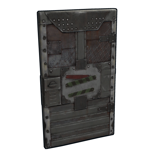 Polar Station Door in Rust