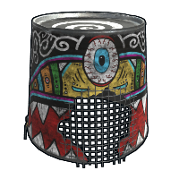 Sunrise Bucket Helmet in Rust