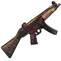 Wild Flame MP5 in Rust