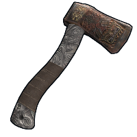 Polynesian War Axe in Rust