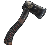 Tribal Hatchet in Rust