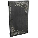 Black Decorative Wood Door