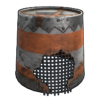 Road Cone Helmet in Rust