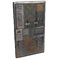 Metalshop Scrap Door in Rust