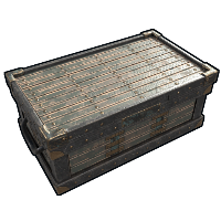 Leather Bound Trunk in Rust
