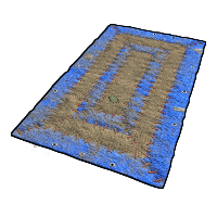 Tarp Rug in Rust