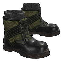 Combat Boots in Rust