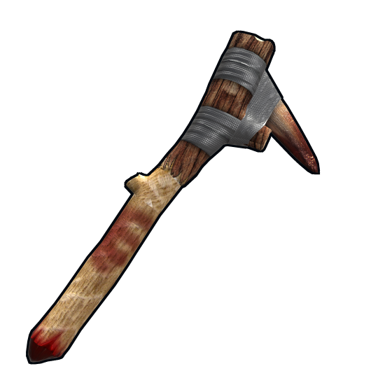 Bloody Tooth Pickaxe in Rust