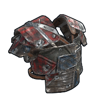 Chopshop Body Armor in Rust