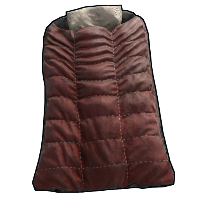 Red Survival Sleeping Bag in Rust