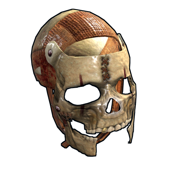 Human Sacrifice Mask in Rust