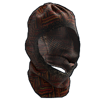 Knitted Balaclava in Rust