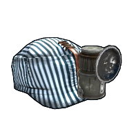Train Conductor Miner's Hat in Rust