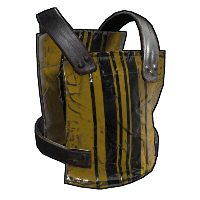 Racing Stripes Chest Plate in Rust
