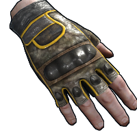 Motorcycle Gloves in Rust