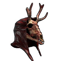 Demonic Deer Skull in Rust