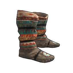 Native American Hide Shoes