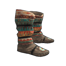 Native American Hide Shoes