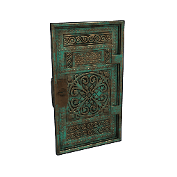 Corroded Bronze Door