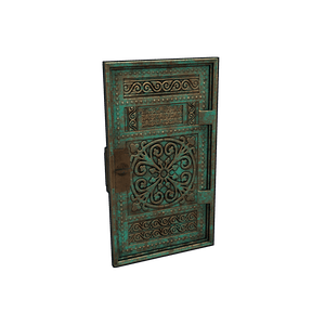 Corroded Bronze Door