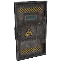 Laboratory Armored Door in Rust