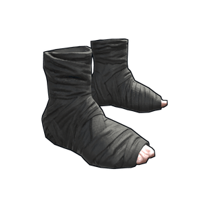 Burlap Ninja Slippers