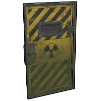 Radioactive Armored Door in Rust