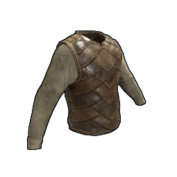 Burlap and Leather Vest