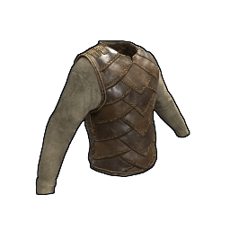 Burlap and Leather Vest