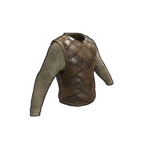 Burlap and Leather Vest