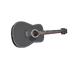 Black Acoustic Guitar
