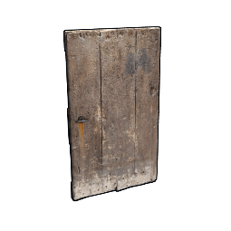 Old Heavy Wooden Door