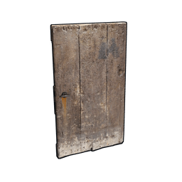 Old Heavy Wooden Door
