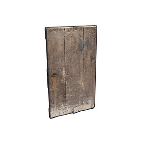 Old Heavy Wooden Door