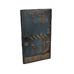 Hazard Metal Door