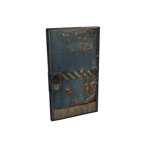 Hazard Metal Door