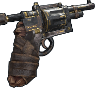 Western Revolver Gold in Rust