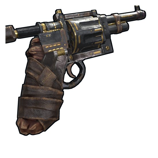 Western Revolver Gold in Rust