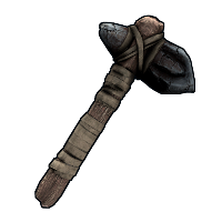 Chieftain Stone Hatchet in Rust
