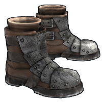 Armored Boots in Rust