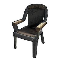 Antique Dining Chair in Rust