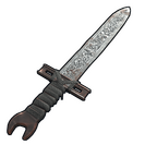 Metal Roses Short Sword