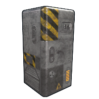 Aircraft Parts Fridge in Rust