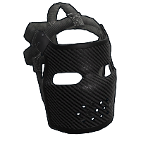 Carbon Facemask in Rust