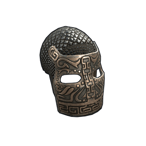 Bronze War Mask