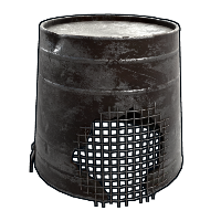 Rusty Bucket Helmet in Rust