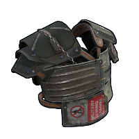 Army Sign Vest in Rust