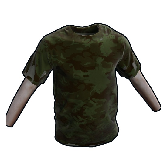 Forest Camo Tshirt in Rust