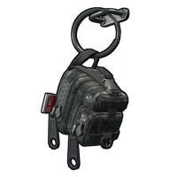 Black Backpack Charm