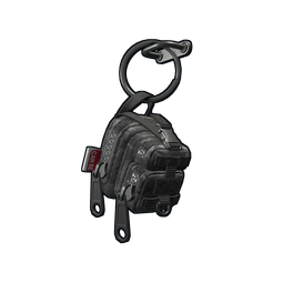 Black Backpack Charm